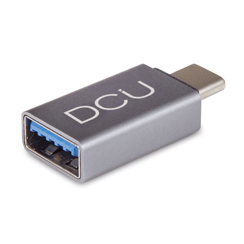 USB C - USB 3.0 adapter gray aluminum