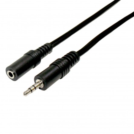 Connection Audio jack 3.5mm male-female stereo