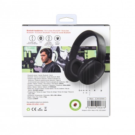 Omabeta Casque Bluetooth professionnel Casque d'écoute Bluetooth 5.1,  oreillettes suspendues à une seule oreille, casque d'écoute