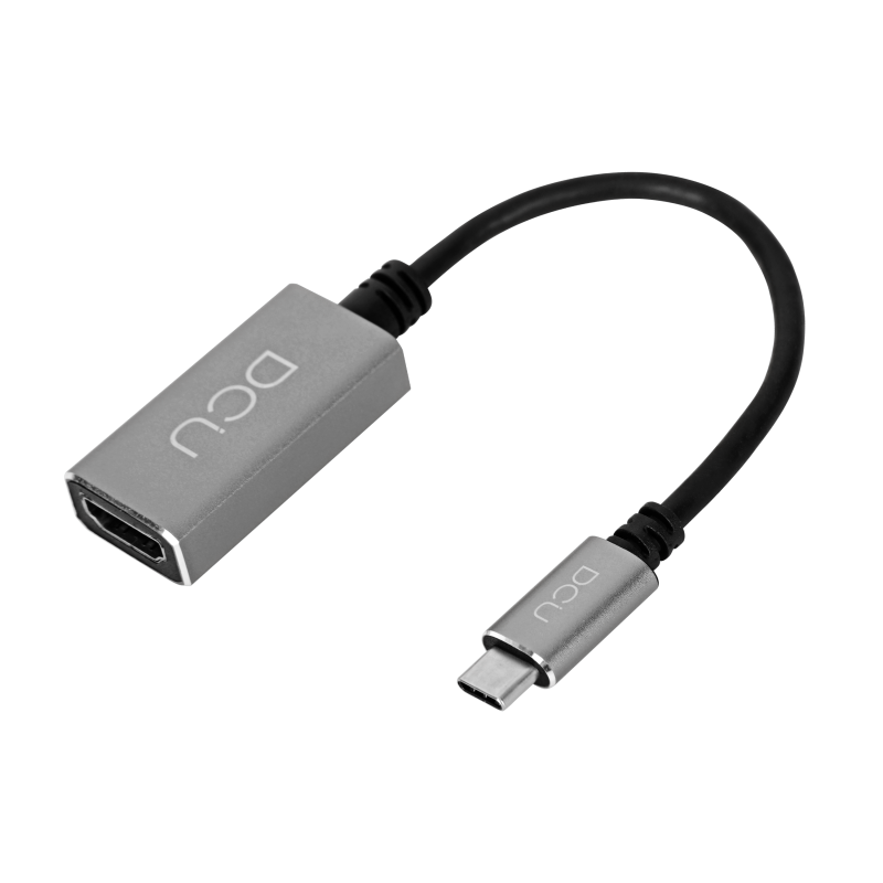 Adaptateur Multi-Ports USB, USB 3.1, USB-C™ Mâle, Sortie HDMI ™ / USB-A  Femelle / USB-C™ Femelle, 5 Gbps, 0.20 m, Rond, Plaqué nickel, PVC, Noir