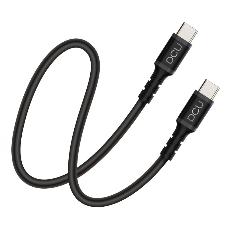 Cable USB Tipo C 2.0 a USB Tipo C 2.0 negro 1.5m
