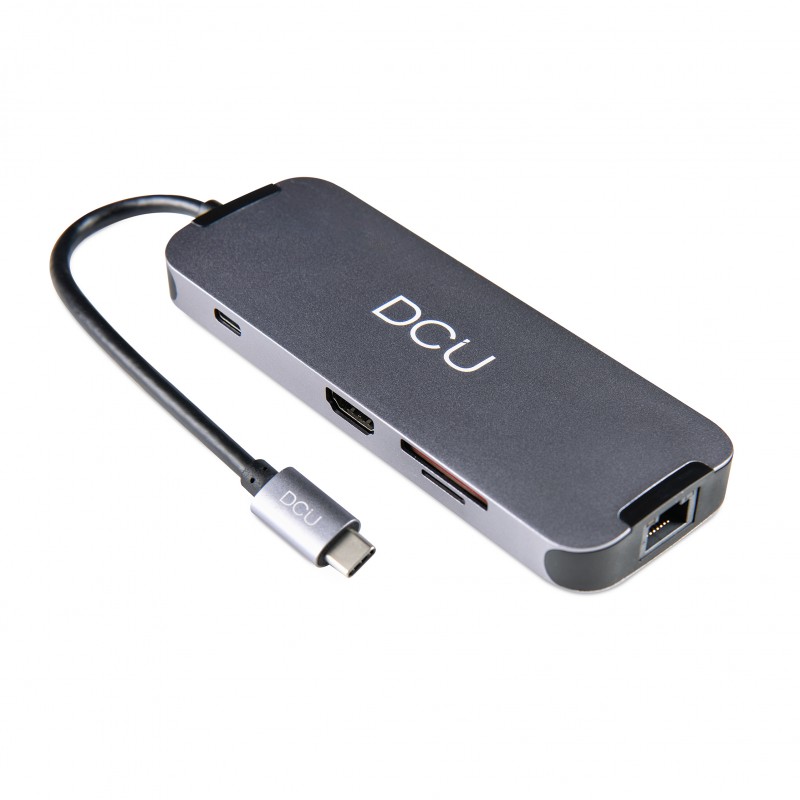 Adaptateur USB Type C vers HDMI & USB 3.0 & USB-C - Argent