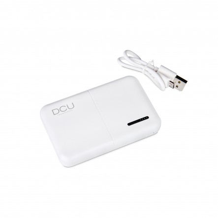 Power Bank triple USB output 2 USB + USB C 5.000mAh White