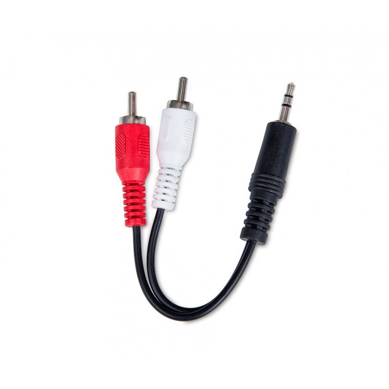 Convertidor Plug 3.5mm Macho a 2 RCA Macho Audio Stereo 1mt marca XUE® -  PCS FOR ALL SAS